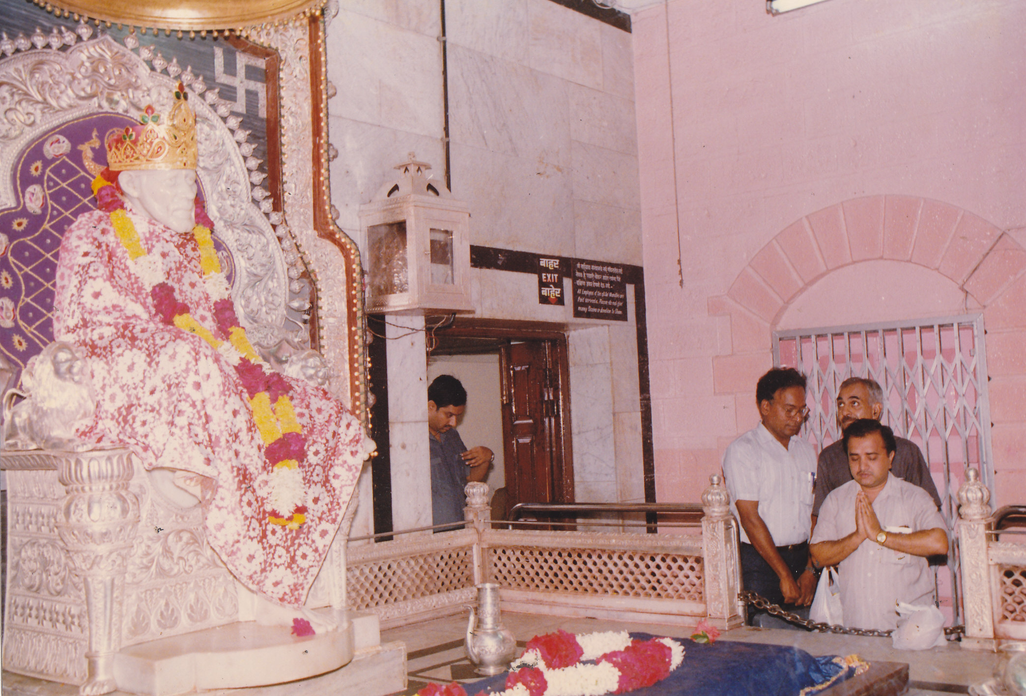 At Shirdi Sai baba Temple