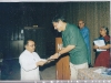Receiving certificate from Amol Palekar